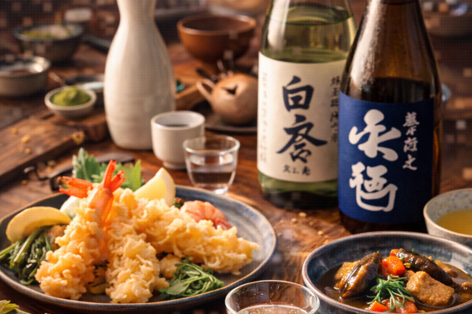 日本酒と和食のペアリング：料理を引き立てる組み合わせの基本