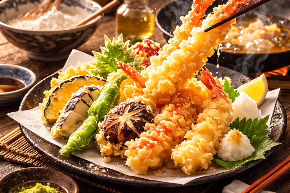 天ぷらの極意：サクサク食感を生み出す本格技術