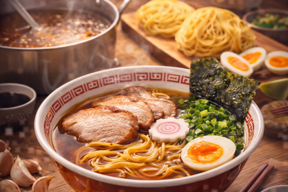 本格ラーメンの作り方：家庭で再現する日本の味